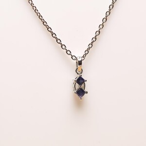 Iolite Pendant 925 Sterling Silver Pendant Handmade Iolite Gemstone Pendant Gift For Mom Love Handmade Jewelry Gift For Her
