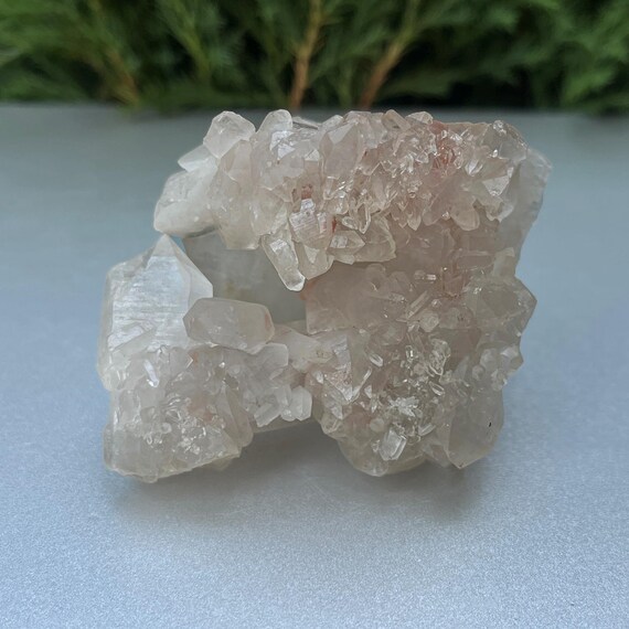 ピンク トルマリン 母岩 スモーキークォーツ 煙水晶 326.3g T783 鉱物