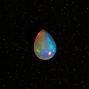 Ethiopian Welo Opal Cabochon: 1.63 Ct Polished Gemstone, 8x11mm