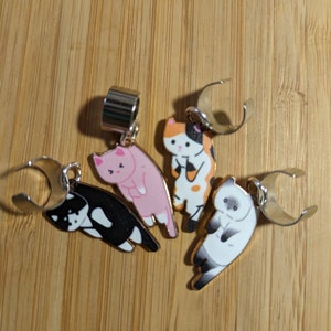 Cat Stethoscope Charm, Charm, Stethoscope, Nurse, Veterinary, Medicine, Gifts, Jewelry, Doctor
