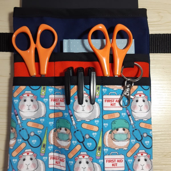 Nurse Guinea Pigs, Nurse Hip Pouch Bag, Makeup Artist Bag, Veterinary Pocket, Multi Use Bag, Tool Belt, Pencil Organiser, Cute, Scrubs