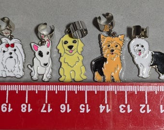 Dog Stethoscope Charm, Charm, Stethoscope, Nurse, Veterinary, Medicine, Gifts, Jewelry, Doctor, Dog, Puppy, Retriever, Sheepdog, Terriers