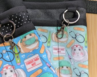 Nurse Guinea Pigs, Nurse Hip Pouch Bag, Makeup Artist Bag, Veterinary Pocket, Multi Use Bag, Tool Belt, Pencil Organiser, Cute, Scrubs