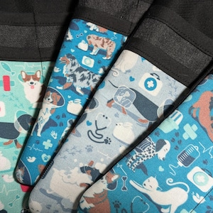 Pets at Vets Nurse Hip Pouch, Vet, Makeup Artist Bag, Veterinary Pocket, Multi Use Bag, Tool Belt, Organiser Pouch, Pencils, Pets, Dog, Cat