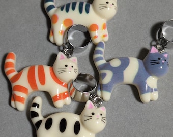 Nurse Cat Stethoscope Charm, Charm, Stethoscope, Nurse, Veterinary, Medicine, Gifts, Jewelry, Nurse Charm, Cute Cat, Cat Charm