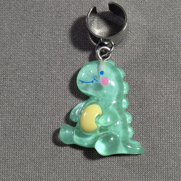 Dinosaur Stethoscope Charm, Charm, Stethoscope, Nurse, Veterinary, Medicine, Gifts, Jewelry, Doctor, Dinosaur, Heat