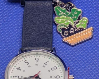 Montre gousset chat, montre infirmière, montre chat, chat, chat noir, cadeau infirmière