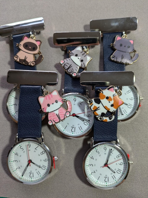 Orologio da tasca, Orologio da infermiere, Gatti, Gattini