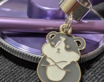 Hamster Stethoscope Charm, Nurse Gift, Rodent