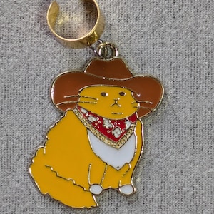 Ciondolo stetoscopio gatto, ciondolo, stetoscopio, infermiera, veterinario, medicina, regali, gioielli, dottore, veterinario, gatto, cowboy, western