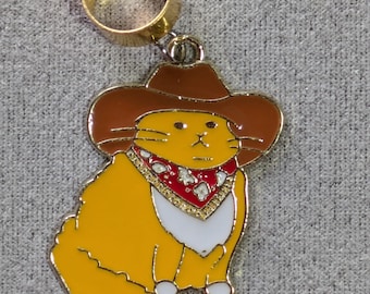 Cat Stethoscope Charm, Charm, Stethoscope, Nurse, Veterinary, Medicine, Gifts, Jewelry, Doctor, Vet, Cat, Cowboy, Western