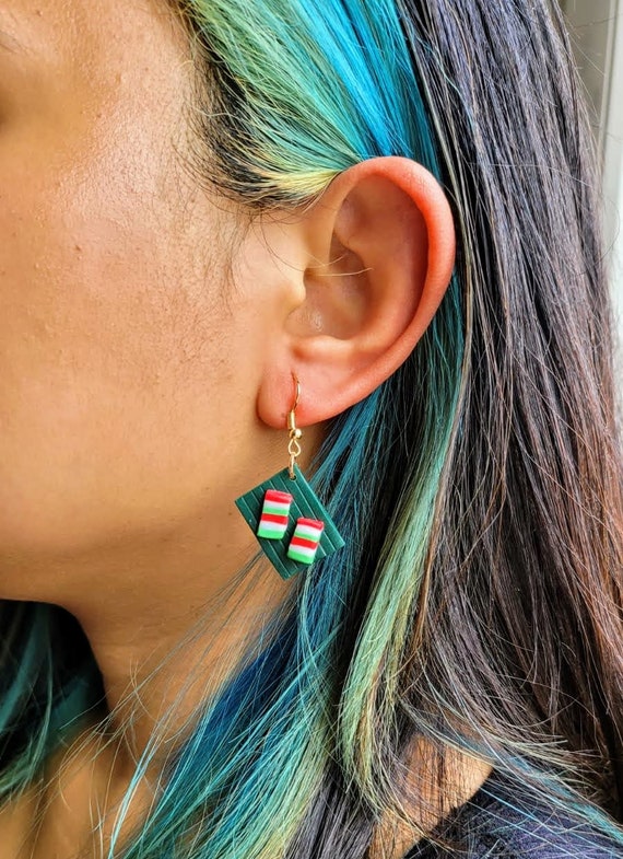 Kue Lapis Earring Kueh Lapis Lapis 