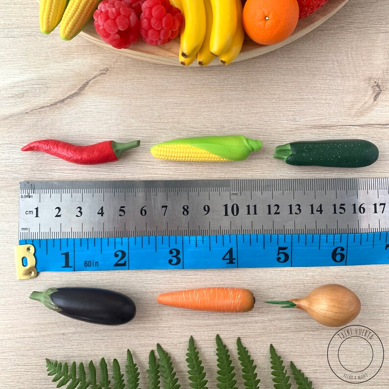 Onion Ruler Polymer Clay Miniature Food Set: Montessori Sensory Toys - Etsy Australia