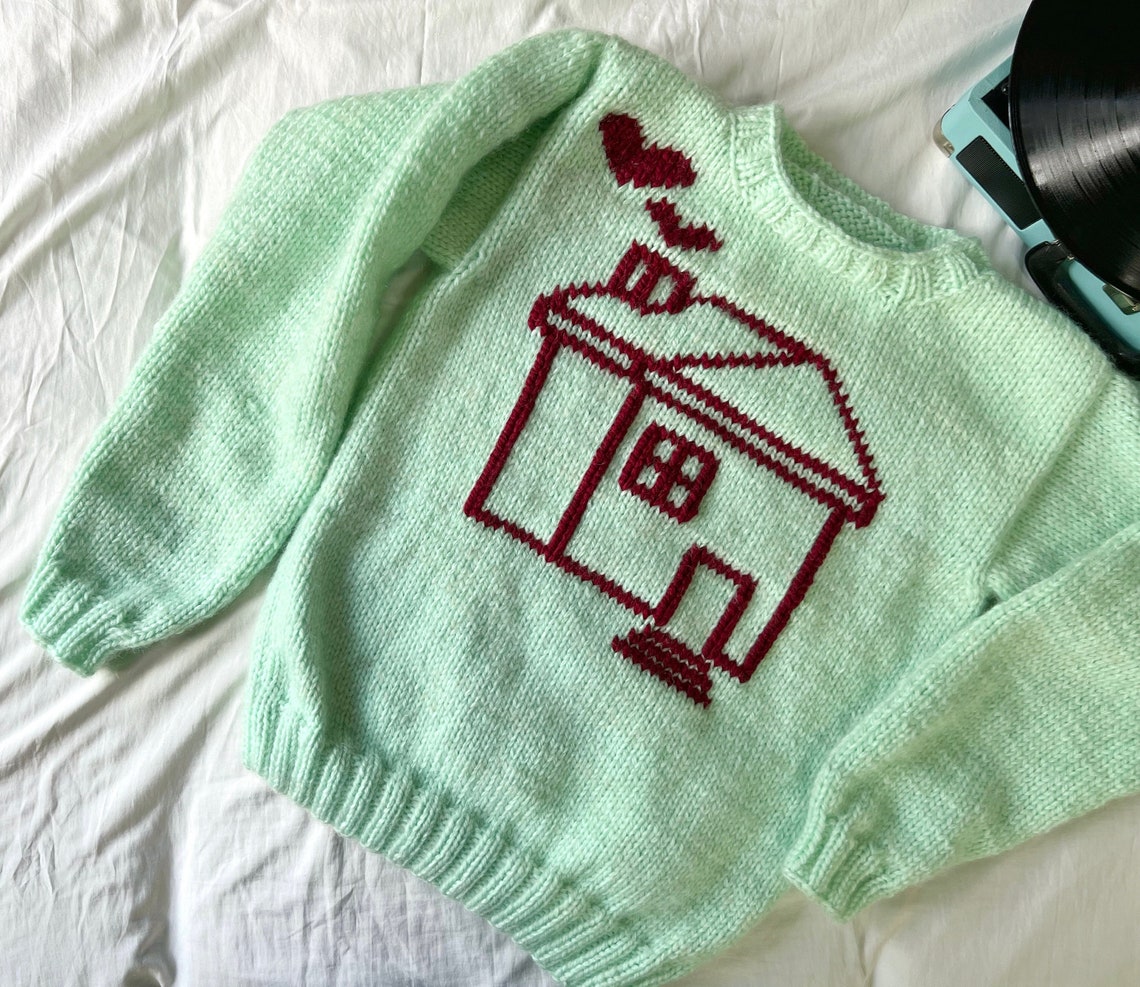 Harrys House Sweater Handknit Sweater as Worn by HS Etsy
