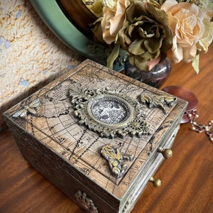 Caja de almacenamiento, pequeño espacio para guardar llaves, billetera, clip para billetes, pequeñas joyas, Día del Padre, para él o ella, regalo para el novio