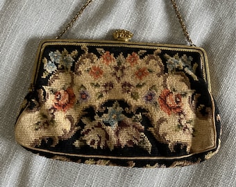 3 Vintage Petit point purses