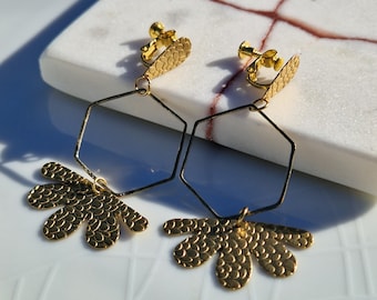 Ohrclips für Frauen, nicht durchbohrte Ohrringe, Ohrclips, undurchbohrte Ohren, zurückschraubbarer Ohrclip