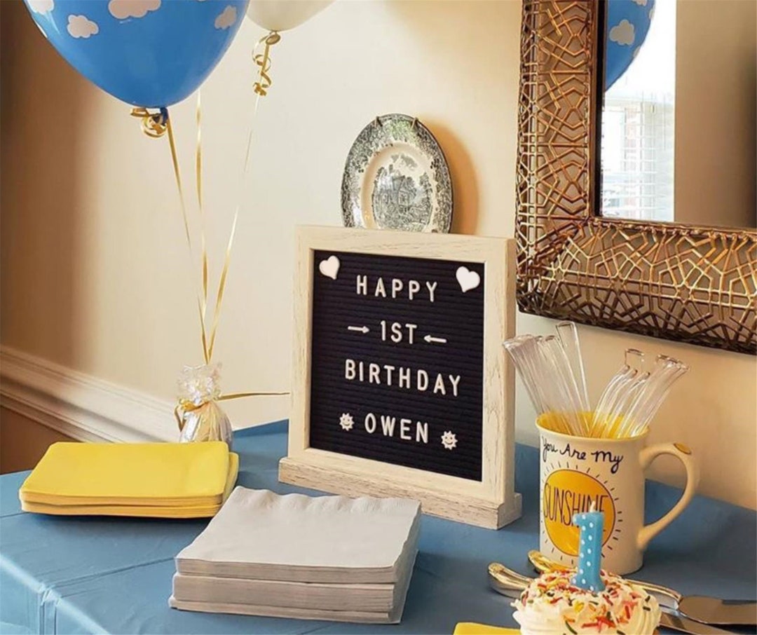 One Year Old Message Boardmake You Own Message,diy Message Board,one