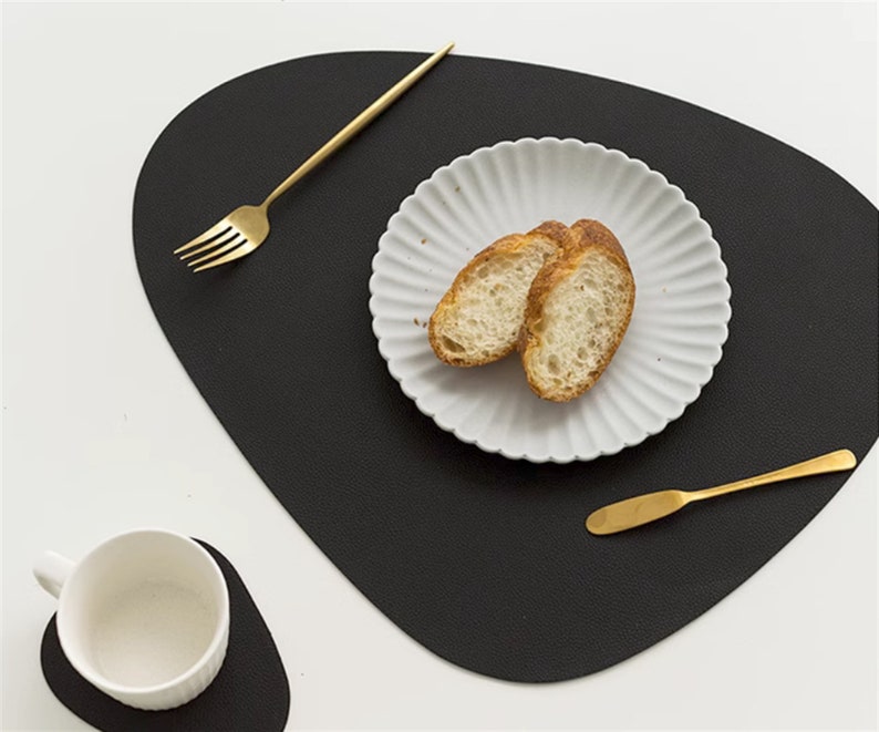 PU Leather Placemats Bowl Coasters Mouse Pads Table Settings