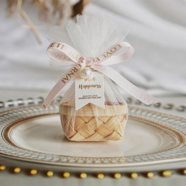 10 X Wedding favors for guest,handmade mini gift baskets,wedding table decor, wedding gifts for bridesaid,wedding table decoration