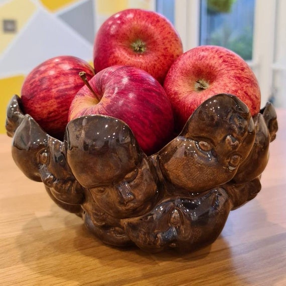 Squished Doll Head Fruit Bowl Etsy UK