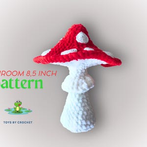 Amigurumi Mushroom Crochet Pattern: Plush Toadstool Toy (PDF Pattern)