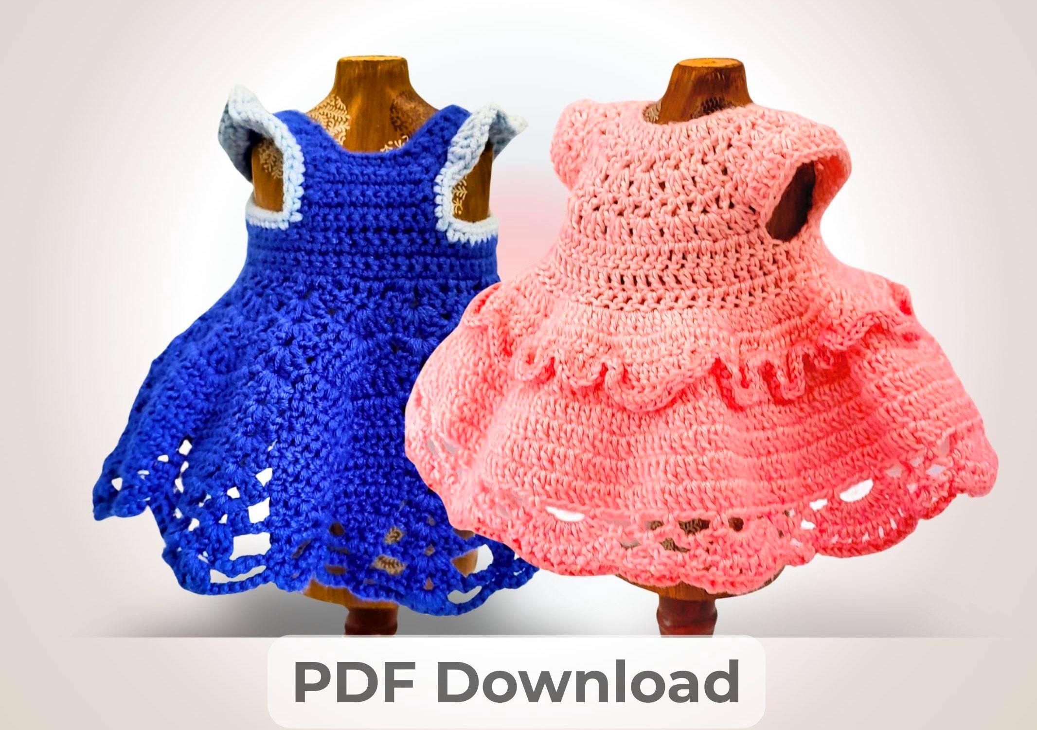 24 Stylish Crochet Clothing Patterns You’ll Want to Make for Babies, Dolls, and Wearables 4 Crochet Doll Dress Set
