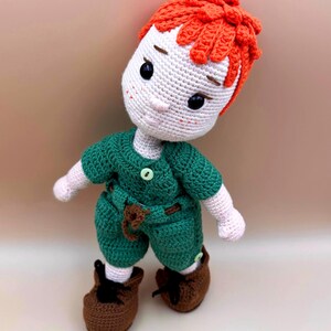 Beautiful doll crochet pdf pattern/amigurumi boy crochet recipe/soft toy for girls/new friend for son/adorable toy pattern/art  doll tutorial/digital green doll outfit pattern/pdf download instruction/digital products/Crochet Cute Doll, Cute Doll Boy