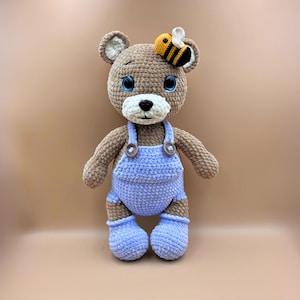 Schema all'uncinetto per orsacchiotto - Tutorial per peluche amigurumi - Schema amigurumi per orsacchiotto in PDF - Download digitale per orsacchiotto