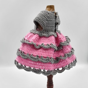 Doll Dress crochet Pattern  – Amigurumi Princess  - Handmade Doll Clothes - Shoes & Outfit Tutorial – PDF Beginner Friendly