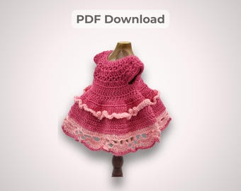 Emma Dress Crochet Pattern for 18" Dolls - Etsy Canada