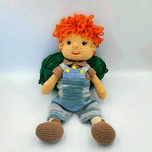 Amigurumi Boy Doll Crochet Pattern PDF – Cute Doll with Removable Clothes