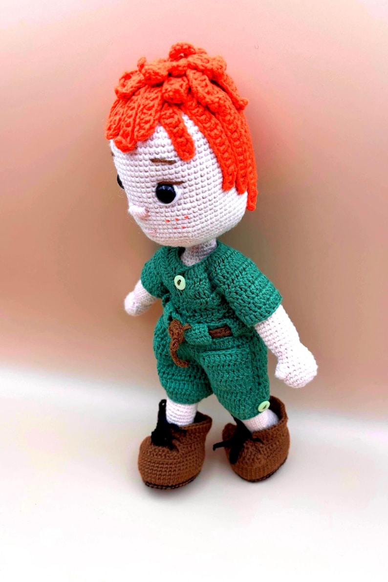 Charming doll crochet pdf pattern/amigurumi boy crochet recipe/soft toy for girls/new friend for son/adorable toy pattern/art  doll tutorial/digital green doll outfit pattern/pdf download instruction/digital products/Crochet Cute Doll, Cute Doll Boy