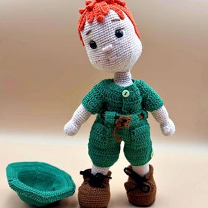 Cute doll crochet pdf pattern/amigurumi custom boy crochet/soft cuddly for toddler/new friend for baby/adorable boy  pattern/art  doll tutorial/digital green doll outfit pattern/pdf download instruction/digital products/Crochet Cute Doll/New toy