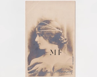 Die wunderschöne Cléo de Mérode von Reutlinger Paris, französische Vintage-Postkarte