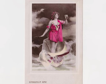 Vintage Postkarte, Künstlerin, Gabrielle Ray, Aristophot Foto