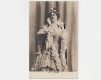 Lina Cavalieri, Carte postale vintage, La Cavalieri