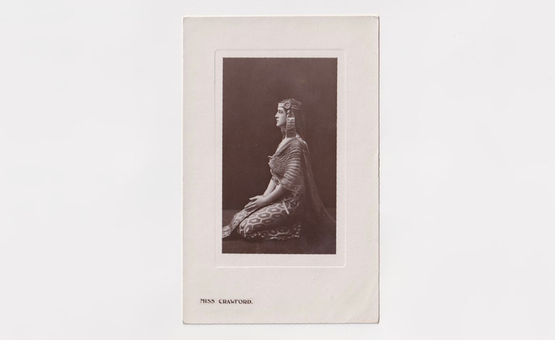Vintage Postcard Antony Actress Cleopatra Miss Crawford Alice Crawford