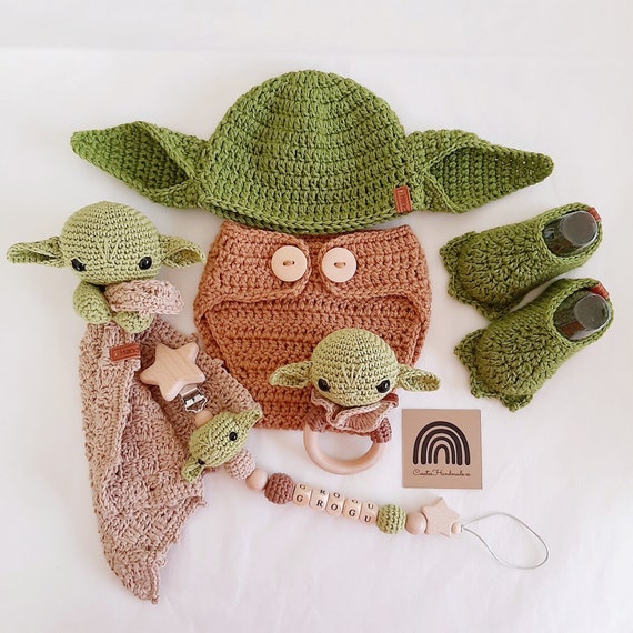 Handmade Baby Yoda Pack Gifts for Baby Yoda Baby Yoda Doudou