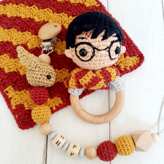Regalo Harry Potter Personalizado Bebé Chupete + Chupetero