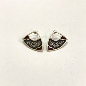 silver earrings , handmade