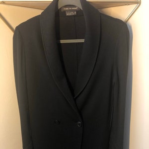 Isabelle De Pedro | Soft Wool Blend Black Blazer