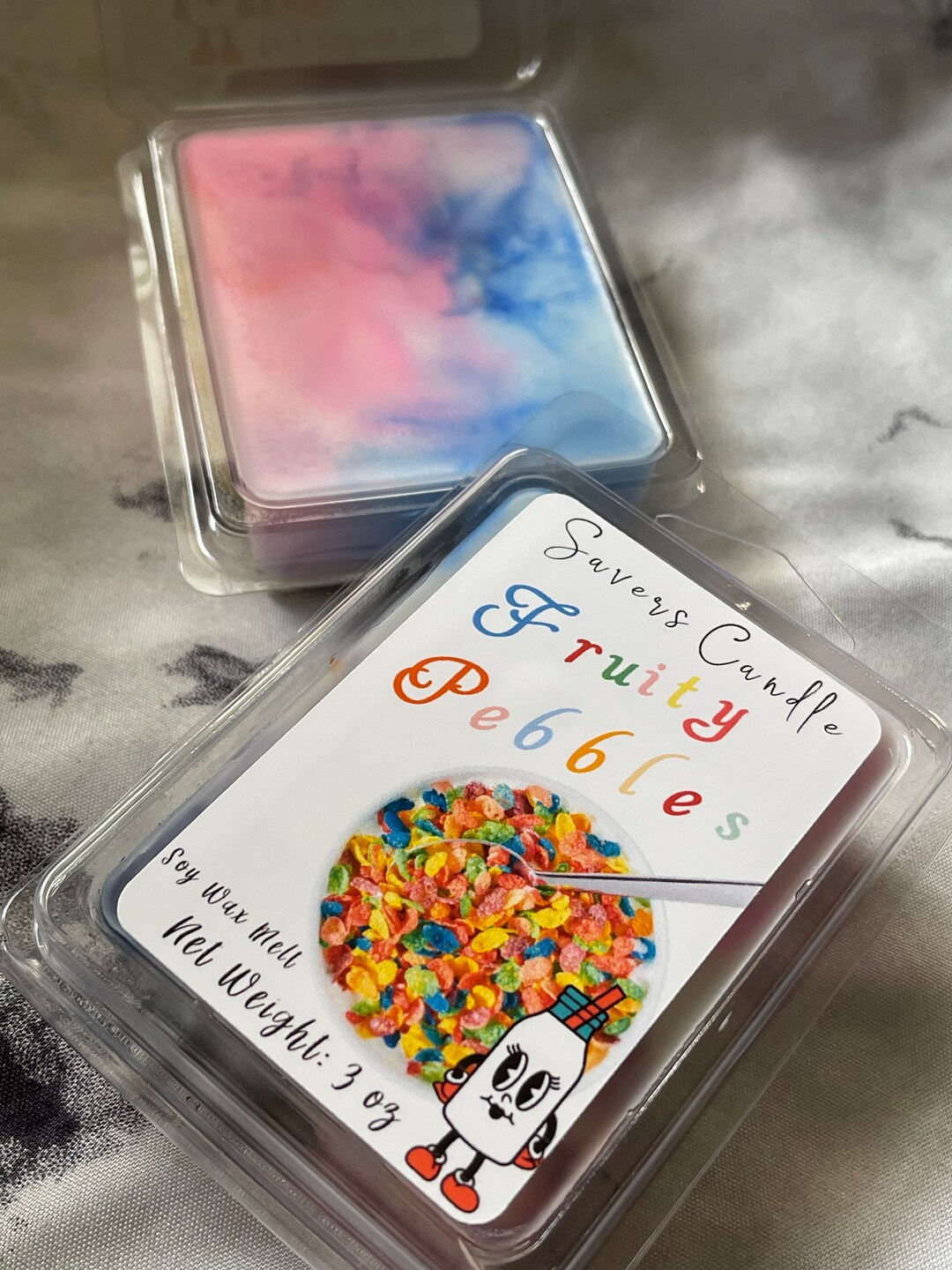 Fruity Pebbles cereal Scented Soy Wax Melt Strong Scented Long Lasting