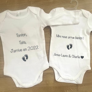 Bodysuit to personalize / short or long sleeves image 2