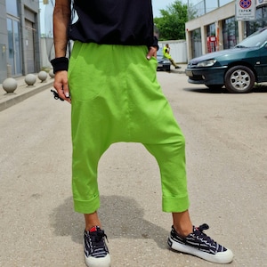 Linen Baggy Pants, Harem Pants, Loose Drop Crotch Pants, Gipsy Pants, Linen Trousers, Summer Pants, Extravagant Harem Pants