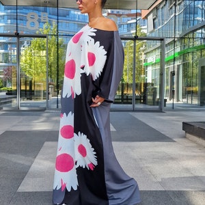 Maxi Dress , Long Loose Dress, Kaftan Dress,Oversize Dress, Extravagant Dress, Boho Dress