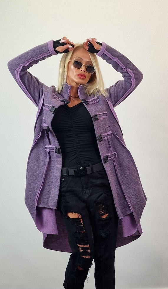 Asymmetric Gothic Coat: Avant Garde Designer Overcoat