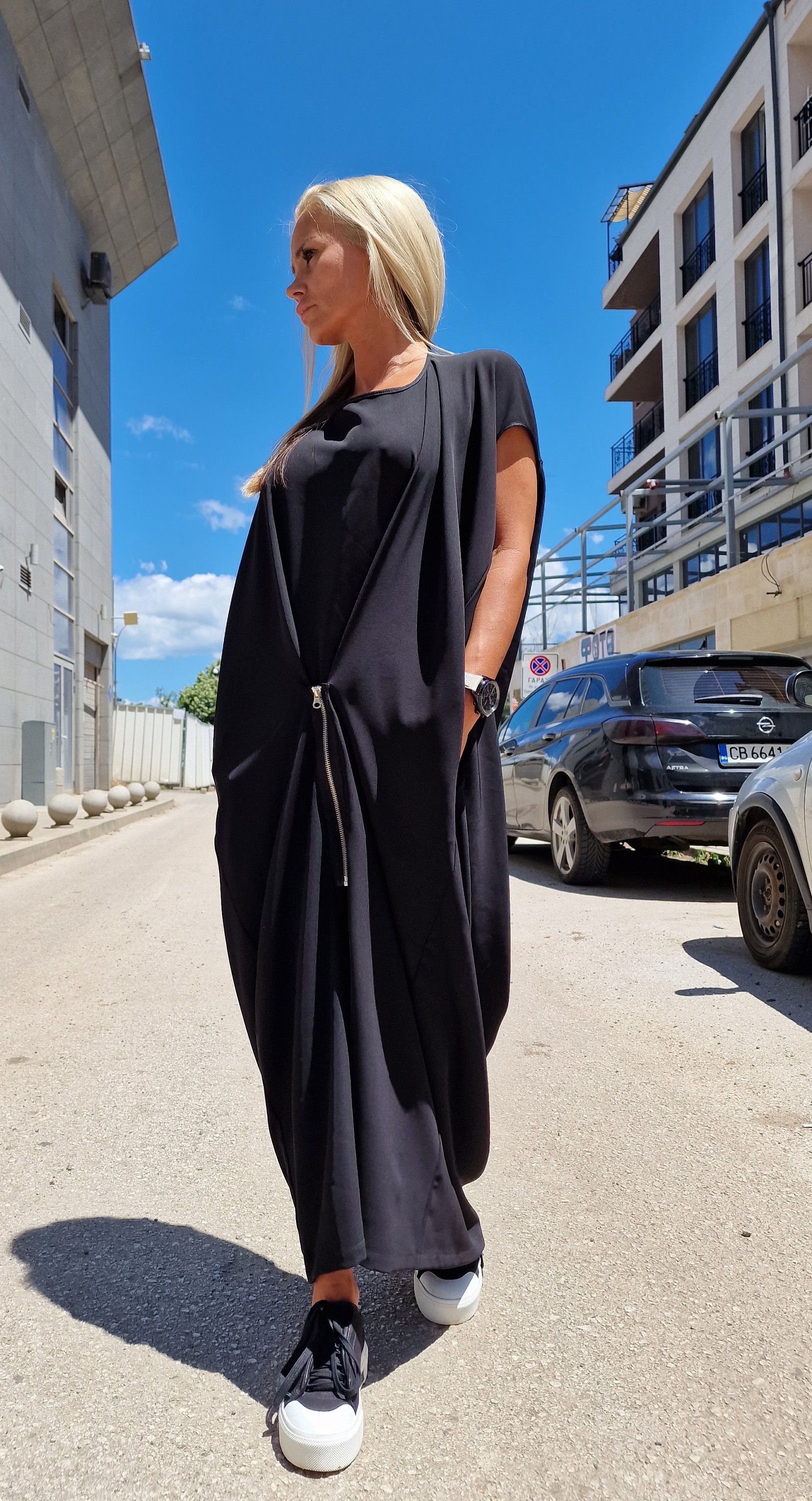 oversized black maxi dress Linen Long Shirt Dress for Women Vintage Lapel Collar Button Down A Line Oversized  Maxi Dresses Spring Fall Cotton Long Sleeve Casual V Neck Plus Size Black  Flowy Baggy Abaya Dresses S