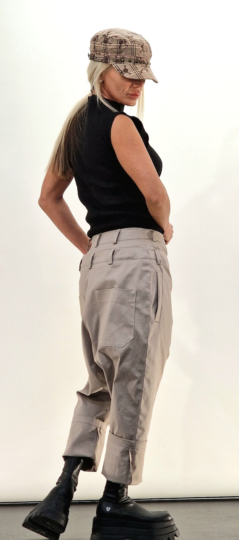 Baggy Pants, Harem Pants, Loose Drop Crotch Pants, Gipsy Pants, Loose Trousers, Maxi Pants, Extravagant Pants image 5