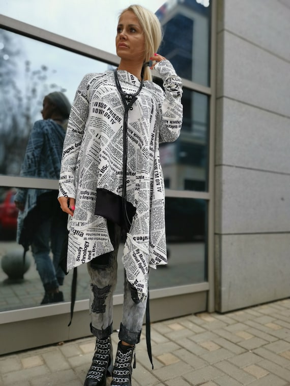 Blusa maxi larga new arrivals